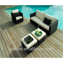 DE- (58) muebles de patio utilizados para la venta conjunto de sofá de hotel de ratán